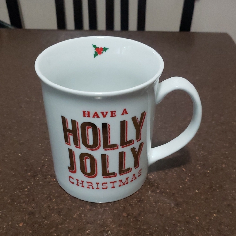 🌲Fringe Christmas Coffee Mug "Have a Holly Jolly Christmas"